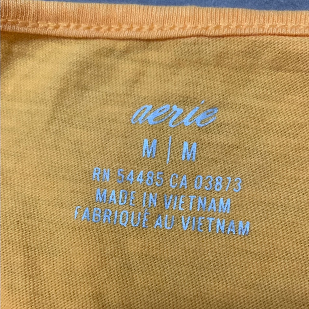Aerie Orange Crop Top - Picture 2 of 5